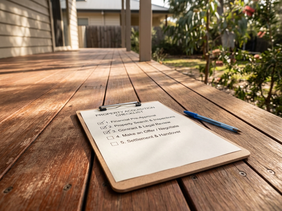 Step-by-step Property Acquisition Workflow Checklist for Buyers Agents in Australia