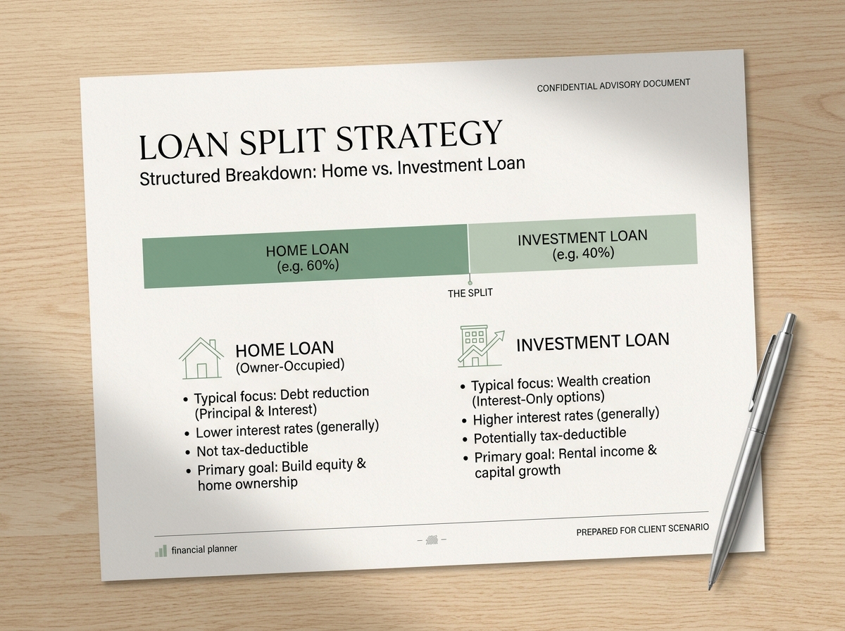 Investment Loan Structure: Standalone Security and Separate Equity Splits