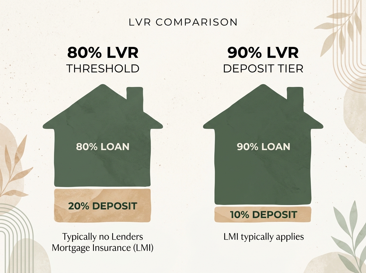 LVR Tier Thresholds and Lenders Mortgage Insurance Cost Scale